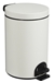 nightingale pedal bin 14L white metal sanelia