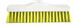 Yellow HACCP food broom 29cm