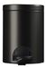 Rossignol metal pedal bin 5L black sanelia