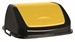 trash lid 50L Rossignol yellow clap