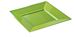 Square anise-colored plastic plate 180 x 72