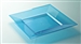 Disposable plate color blue square 180 x 180 packages 72