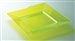Disposable plate color fluorescent square 180 x 180 packages 72