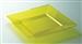 Disposable plate yellow square 180 x 180 packages 72
