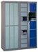Cabinet dispenser machine 1 column 5 horizontal boxes