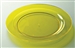 Disposable round plate yellow prestige D 240 mm 132 package