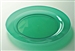 Disposable plate green round prestige D 240 mm 132 package