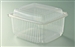 Microwave container with lid hinge 2000 grs