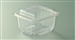 Microwave container with lid hinge 375 grs