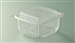 Microwave container with lid hinge 500 grs