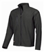 Warm black work fleece jacket