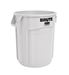 Rubbermaid round 76L white raw container