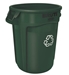 Container Rubbermaid Brute Round 121 Litres Green