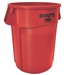 Rubbermaid Brute container round red 167 Litres