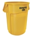 Rubbermaid Brute container round yellow 167 Litres