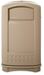 Landmark Rubbermaid Beige Waste Bin