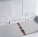 Horizontal folding changing table Rubbermaid certified EN 12221-1