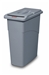 Rubbermaid Slim Jim trash bin with security Confidential Documents