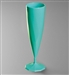 Disposable champagne flute 13 cl turquoise