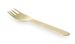 Disposable fork biodegradable wood 165 mm the 1000