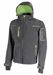 Gray Upower space softshell work jacket