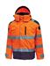 High visibility orange defender parka