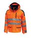 High visibility winter orange backer 3in1 parka