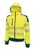 High visibility yellow miky softshell jacket