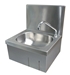 304 stainless steel hand basin with splashback and mixer France