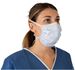 Kolmi surgical mask type IIR blue with straps, box of 50