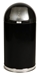 Rubbermaid Easy Push bin round 45 L Black