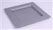 Under plate plastic square silver by 72