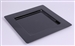 Black square plastic underplate x 72