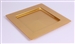 Under gold square plastic plate x 72
