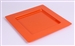 Orange square plastic underplate x 72