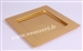 Under gold square plastic plate x 72