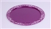 Round purple plastic underplate x 72