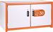 Low cabinet for flammable products, 2 doors