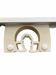 Fixed support broom wall mounted rail 90cm