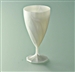 Disposable glass crystal wine 15 cl pearl