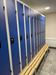 Cloakroom metal industry clean 3 columns