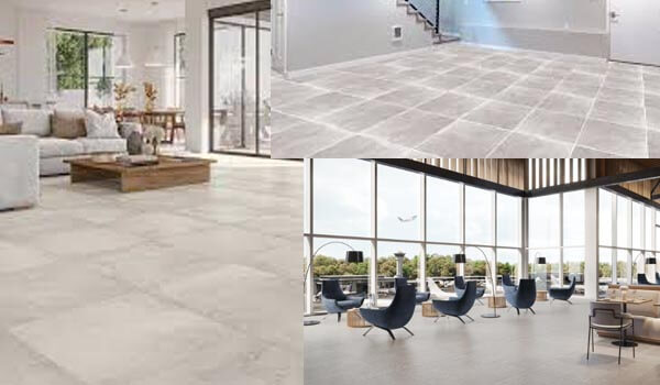 Cleaning a tiled floor