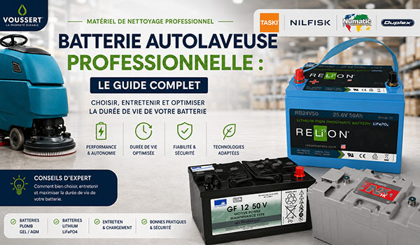 Professional floor scrubber battery: guide to gel, AGM, lithium batteries by brand