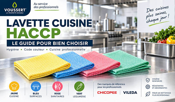 Kitchen cloth HACCP color guide